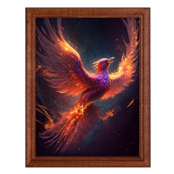 POSV-0309 Постер в рамке 17x23см Феникс