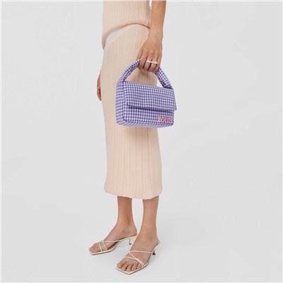 Bolso bandolera Carol Vichy - algodón - lila