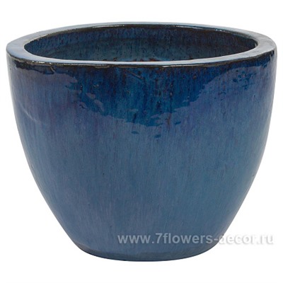 Кашпо Nobilis Marco "Indigo Round" (керамика), D37хН30 см