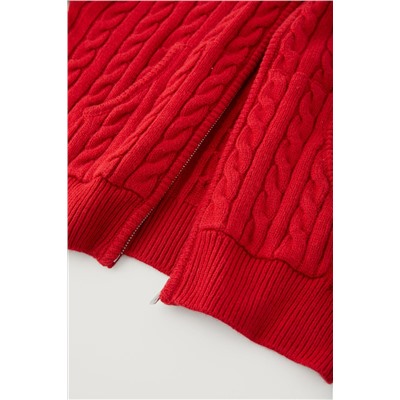 CHAQUETA PUNTO OCHOS CREMALLERA