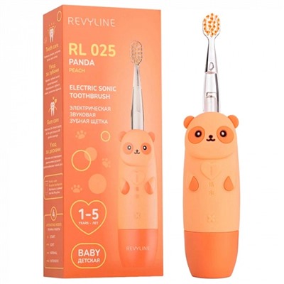 Электрическая зубная щетка Revyline RL 025 Panda Персиковая