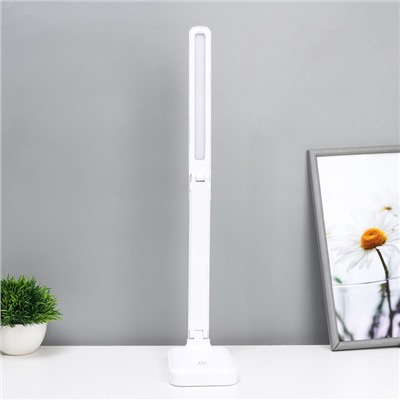 Настольная лампа сенсорная 16888/1 LED 5Вт 3000-6000К USB АКБ белый 29х55 см