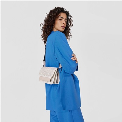 Bolso bandolera Kaos Mini Evolution - cuero - gris