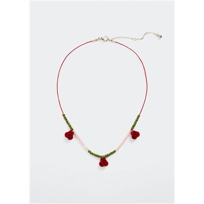 Collar abalorios flores -  Niña | MANGO OUTLET España
