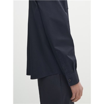 Sobrecamisa doble bolsillo mezcla algodón