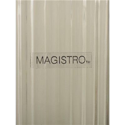 Бокал для вина Magistro «Грани», 250 мл, 8×14.5 см, стекло, графитовый