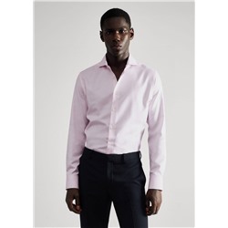 Camisa traje slim fit estructura -  Hombre | MANGO OUTLET España