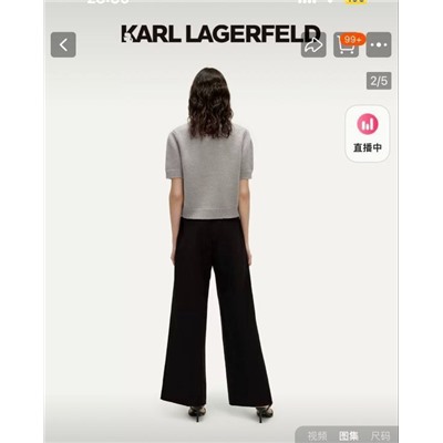Женский пуловер с забавной вышивкой кота   Kar*l Lagerfel*d