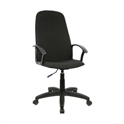 УЦЕНКА - Кресло руководителя Helmi HL-E79 "Elegant" LTP, ткань черная, пиастра