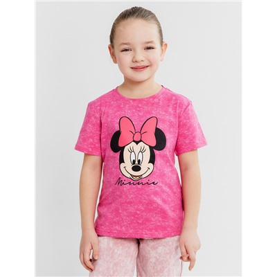Футболка Minnie, Минни Маус, рост 110-116, розовый