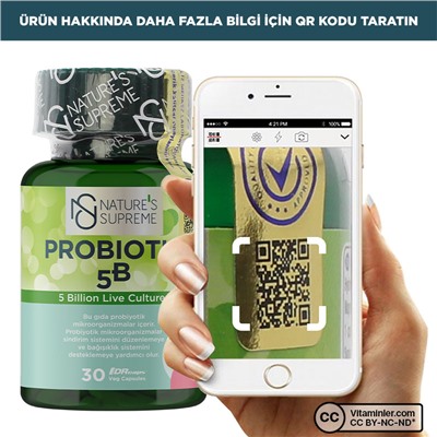 Nature's Supreme Probiotic 5B 30 капсул