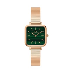 Reloj de cuarzo de acero y chapado en oro rosa Studio