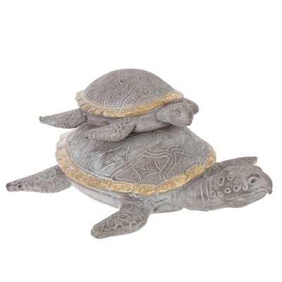 Фигурка декоративная "Черепахи", L19 W17 H9,5 см