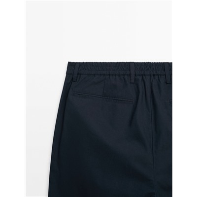 Pantalón popelín jogger fit