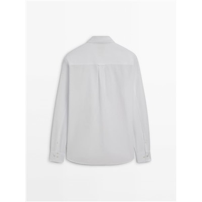 Camisa oxford algodón soft wash regular fit