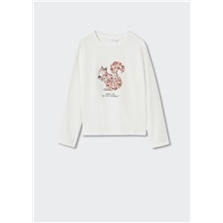 Camiseta manga larga estampada -  Niña | MANGO OUTLET España