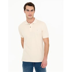 Бежевая тонкая подсадка Polo yaka basic t -красавица
