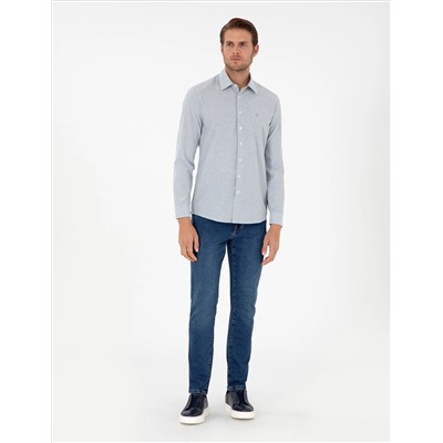 Slim Slim Slim Fit рубашка с длинным рукавом