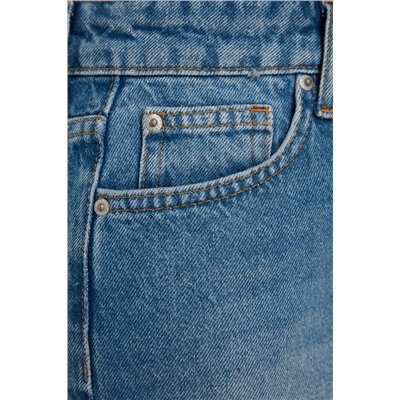 Синие джинсовые шорты с высокой талией twoss23sr00199