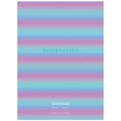 Записная книжка А5 80л. BG "Diffraction", матовая ламинация, блок в точку