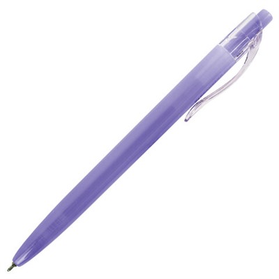 Ручка шариковая автоматическая BRAUBERG "PASTEL", СИНЯЯ, корпус ассорти, 0,7 мм, линия письма 0,35 мм, 143456