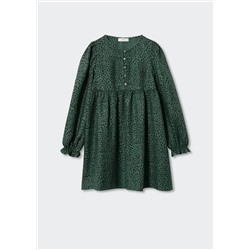 Vestido estampado animal -  Niña | MANGO OUTLET España