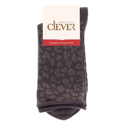 Носки Clever Д298-т.серый/серый