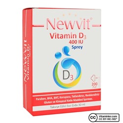 Newvit Витамин D3 400 МЕ 30 мл