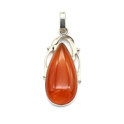 Кулон сердолик 18*39мм