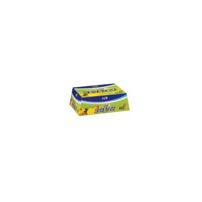 Clean wrap Перчатки одноразовые полиэтиленовые (плотные, размер М) 22,5 см х 27,5 см, 400 шт. / 10