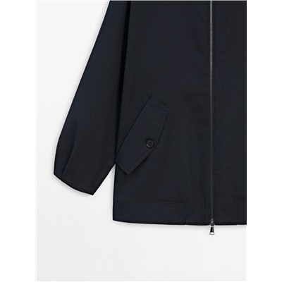 Chaqueta bomber larga