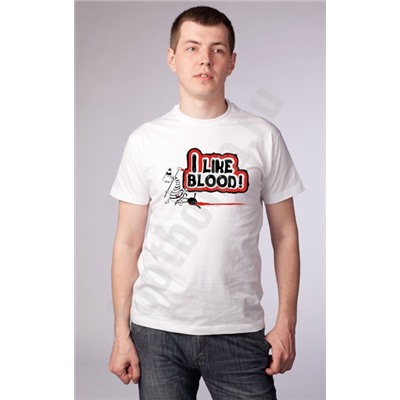 Футболка halloween "I like Blood"