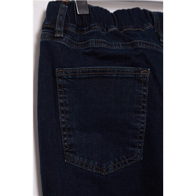 Темно -синяя высокая комфортная талия испанская вспышка PACA Flare Jeans TBBAW25CJ00031
