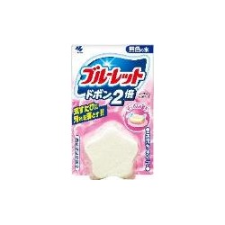 Kobayashi Таблетка "Bluelet Dobon W" для бачка унитаза «Bluelet - свежесть» (двойная) 120 г / 48