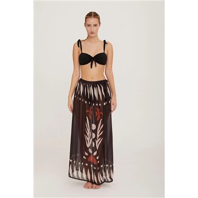 Юбка Pareo Long Tieable Lace 2 6090 Черный