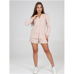 Женский костюм из муслина М-906 / Бежевый
