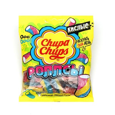 Мармелад Chupa-Chups «РОЛЛСЫ» мини, кислые, 70 г