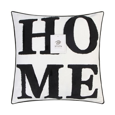 Наволочка декоративная «Этель» Бохо Home, 45х45 см, цвет чёрный