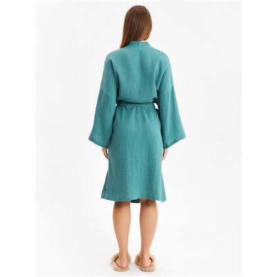 Халат домашний женский KAFTAN Basic размер 48-50, зеленый