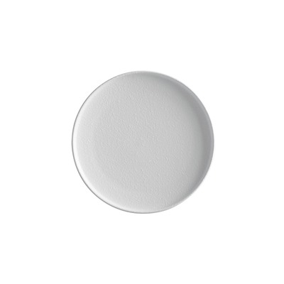 Тарелка закусочная, 21 см, фарфор P, белая, матовая, Caviar White, 56944