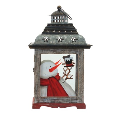 Фигурка декоративная "Фонарик", L21 W21 H38,5 см