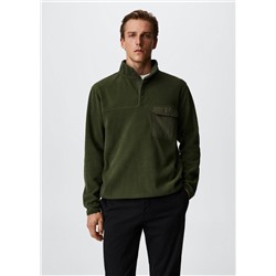 Sudadera algodón combinada -  Hombre | MANGO OUTLET España