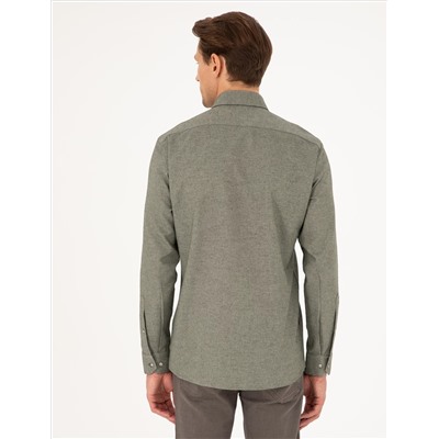 Haki Slim Fit рубашка с длинным рукавом