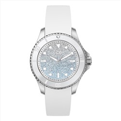 Reloj Ice Steel - silicona - blanco - Ø: 36 mm