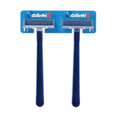 Бритвенный станок одноразовый Gillette, 2 лезвия, 1шт