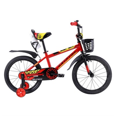 Велосипед 18" Krypton Super KS01RY18 красный жёлтый