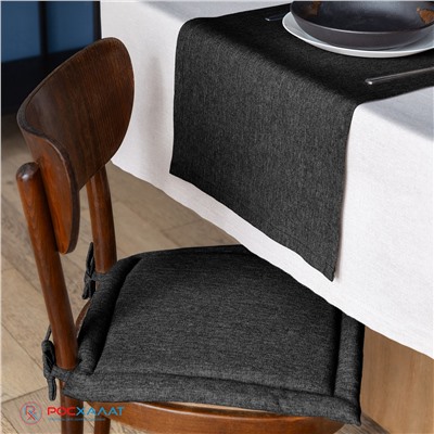 Подушка для стула Home&Style серая ПДС-01(12)