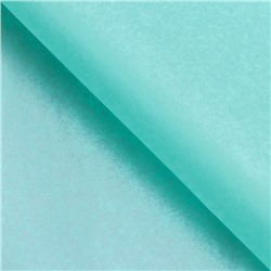 Бумага упаковочная тишью, аквамариновый, 50×66 см