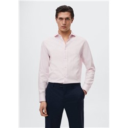 Camisa traje slim fit estructura -  Hombre | MANGO OUTLET España
