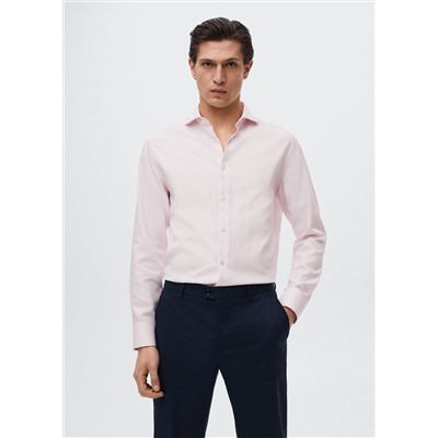 Camisa traje slim fit estructura -  Hombre | MANGO OUTLET España